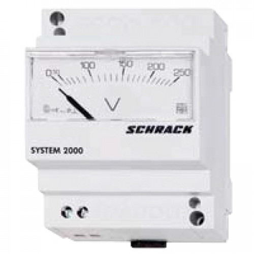 Schrack Voltmeter analog 500V AC Direktmessung