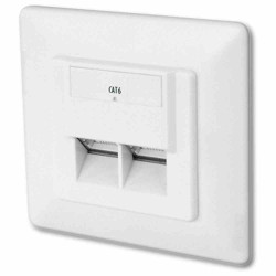 Digitus CAT 6 UP-Dose 2xRJ45 reinweiß CLASS E Link