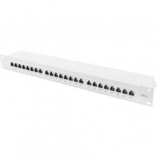 R-TEC Patchpanel Kategorie 6A 1 HE RAL 7035 PP24K6A