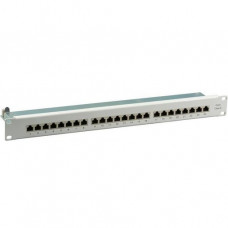 R-TEC Patchpanel 24xRJ45 1HE Kat6 Class E 250 MHz RAL7035