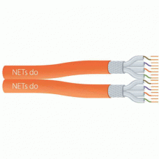 NETs Netzwerkkabel 1200MHz dup.or.Dca >100< S/FTP 2x4x2xAWG23 CAT.7 VPE: Bund (100m)