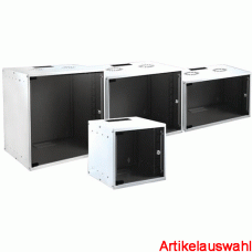 R-TEC 19“ Wandgehäuse Basic Flat Pack weiss