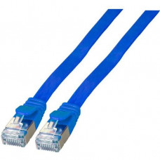 EFB Flachpatchkabel Cat.6a U/FTP 0,25 m blau