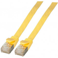 EFB Flachpatchkabel Cat.6a U/FTP 0,25 m gelb