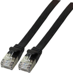 EFB Flachpatchkabel Cat.6a U/FTP 0,25 m schwarz EFB Flachpatchkabel Cat.6a U/FTP 0,25 m schwarz