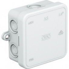 OBO Kabelabzweigkasten A8 75x75x36 PE lichtgrau RAL 7035