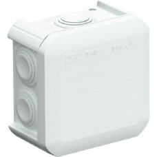 OBO Kabelabzweigkasten mit Einführungen 90x90x52 PP lichtgrau