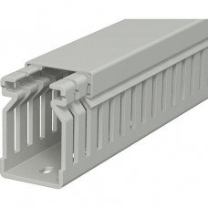 OBO Verdrahtungskanal 40x25x2000 PVC steingrau RAL 7030