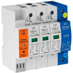 OBO SurgeController V20 mit Akustiksignalisierung 280V V20-C 3+NPE+AS OBO SurgeController V20 mit Akustiksignalisierung 280V V20-C 3+NPE+AS