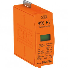 OBO Blitz- und Überspannungsableiter V50 Oberteil für PV-Anlagen 300V DC V50-B+C 0-300PV