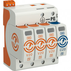 OBO SurgeController V20 3-polig mit NPE+FS 280 V V20-3+NPE+FS-280