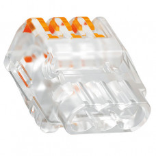 OBO Universalklemme 3-Leiter 0,2-2,5 mm² starre-flexible PC transparent