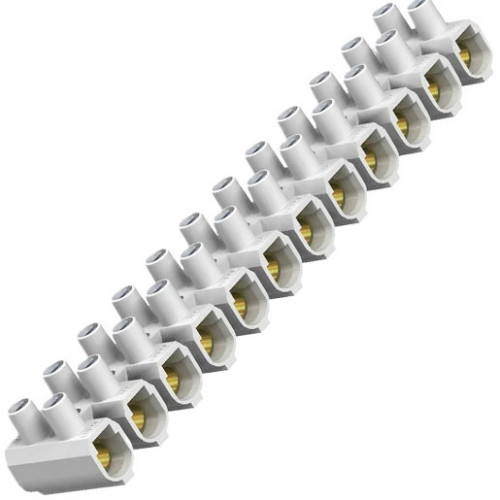 OBO Reihenlüsterklemme weiß  4 mm² 12-polig
