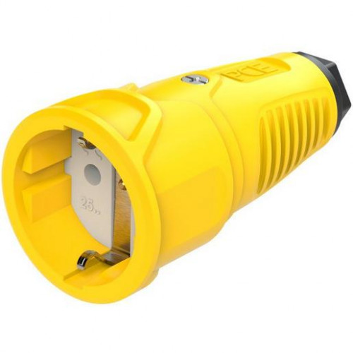PCE Schutzkontaktkupplung Gummi Taurus2 16A 250V IP20 2510 gelb AURUS2