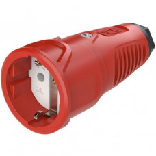 PCE Schutzkontaktkupplung Gummi Taurus2 16A 250V IP20 2510 rot AURUS2