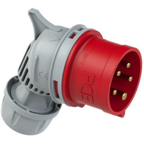 PCE CEE Winkelstecker 5-polig 16A 400V 6h IP44 8015-6TT
