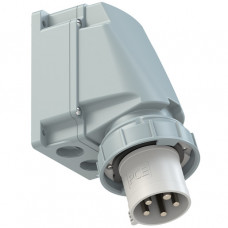 PCE CEE Wandgerätestecker 5-polig 63A 400V h1 IP67 535-1 NOTSTROM