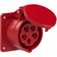 PCE CEE Anbausteckdose gerade 5-polig 16A 400V 6h IP54 315-6