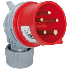PCE CEE Winkelstecker 5-polig 16A 400V 6h IP44 8015-6TT