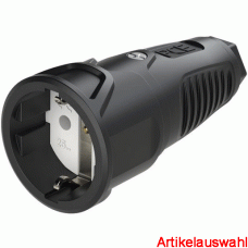 PCE Schutzkontaktkupplung Gummi Taurus2 16A 250V IP20 2510 AURUS2