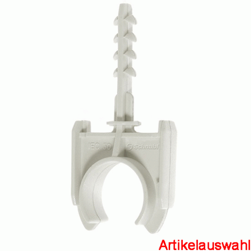 Schnabl Abstandklemmschelle AKS hellgrau