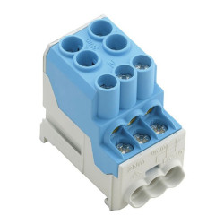 E-Term Hauptleitungsklemme 1-polig anreihbar 2x25/6x10 mm² blau E-Term Hauptleitungsklemme 1-polig anreihbar 2x25/6x10 mm² blau