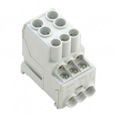 E-Term Hauptleitungsklemme 1-polig anreihbar 2x25 mm²+6x10 mm²