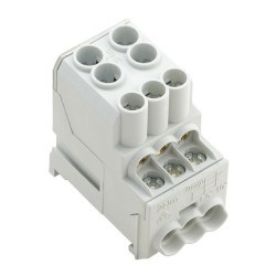 E-Term Hauptleitungsklemme 1-polig anreihbar 2x25/6x10 mm² grau E-Term Hauptleitungsklemme 1-polig anreihbar 2x25/6x10 mm² grau