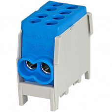 Pollmann Hauptleitungsklemme 1-polig anreihbar 2x25/2x16 mm² blau
