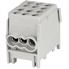 Pollmann Hauptleitungsklemme 1-polig anreihbar 2x25/4x16 mm² grau