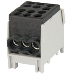 Pollmann Hauptleitungsklemme 1-polig anreihbar 2x25/4x16 mm² schwarz