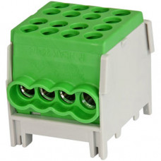 Pollmann Hauptleitungsklemme 1-polig anreihbar 2x25/6x16 mm² grün