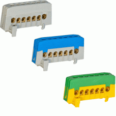 Pollmann Schieneblock fingersichere  7-polig