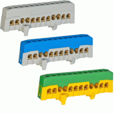 Pollmann Schieneblock fingersichere 12-polig