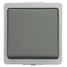 Presto-Vedder Feuchtraum Kreuzschalter grau AP 9365/7