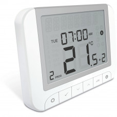 Salus Controls Digital program. Funk-Raumthermostat speziell für elektr. Heizungen 868 Mhz (NEUTRAL)