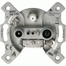 WISI Antennendose SAT/TV/R 3-Loch Stichdose DB 53D 47-2150MHZ DC