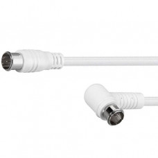 WISI F-Anschlusskabel Quick 90° gewinkelt DS 71 1,5 m