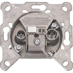 TRIAX Antennen Steckdose BK-Einzeldose 2-fach FS 01 5-1000MHZ 1DB TRIAX Antennen Steckdose BK-Einzeldose 2-fach FS 01 5-1000MHZ 1DB