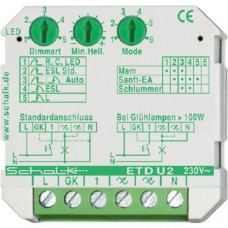 Schalk Universal Tastdimmer UP 230V AC 500W ETDU29
