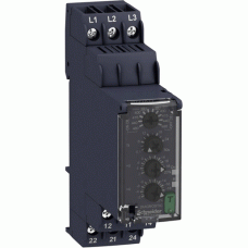 Schneider Electric Netzüberwachungsrelais Phasenfolge Über-/Unterspannung  380-480V AC 2 Wechsler RM22TR33