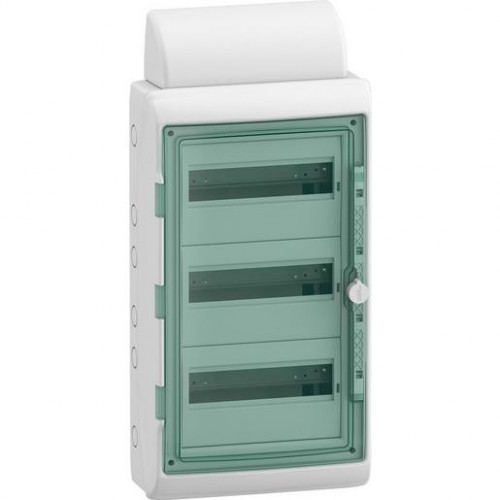 Schneider Electric Verteiler für Reiheneinbaugeräte Mureva Feuchtraumverteilertechnik 3x12 reihen 13435DE