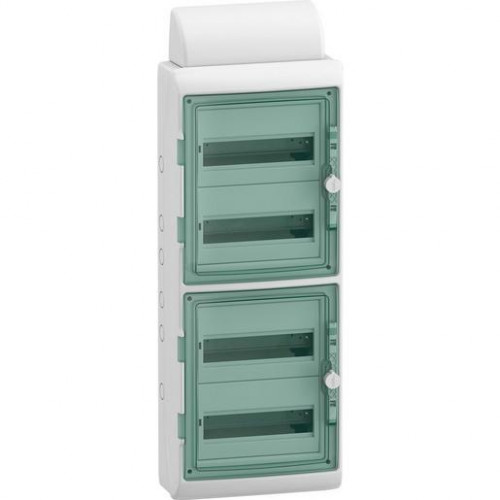 Schneider Electric Verteiler für Reiheneinbaugeräte Mureva Feuchtraumverteilertechnik 4x12 reihen 13988
