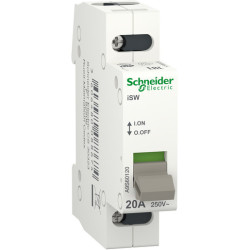 Schneider Electric LasttrennschalteriSW 1p 20A 250V A9S60120 Schneider Electric LasttrennschalteriSW 1p 20A 250V A9S60120