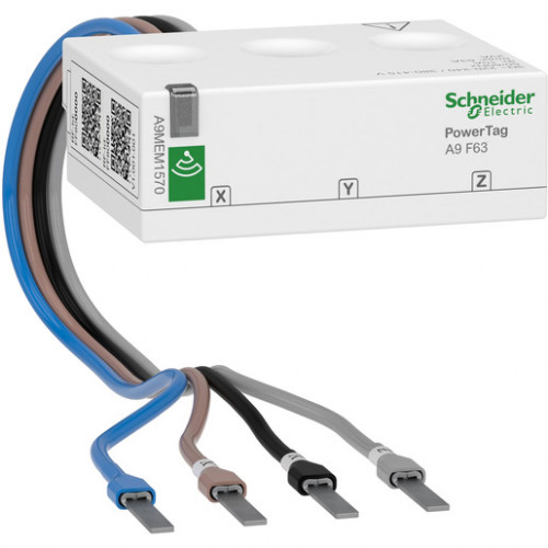 Schneider Electric PowerTag Flex / kompakter Energiezähler 3-phasige (3P+N) Direktmessung bis 63A A9MEM1570