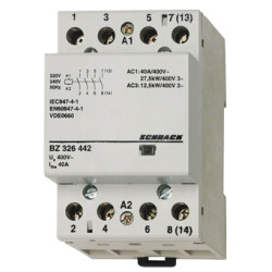 Schrack Installationsschütz 4 Schliesser 40A 230V AC 3TE Schrack Installationsschütz 4 Schliesser 40A 230V AC 3TE