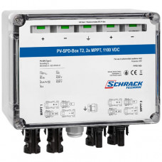 Schrack PV-SPD-Box T2 2x MPPT 1100V DC MC4 Anschluss