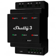 Shelly Professionelles 3 Kanal Smart Relais PRO 3