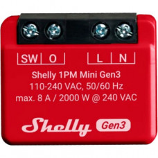 Shelly SCHALTAKTOR WLAN 1X8A MINI 1PM GEN3