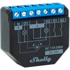 Shelly Plus 2PM WLAN Schaltaktor 2 Kanal PLUS 2PM
